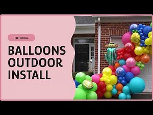 Outdoor Balloon Garland Tutorial 🎈 Spring Fiesta Setup (Step-by-Step!)
