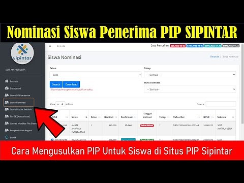 Cara mengajukan PIP Untuk Semua Siswa di situs PIP SIPINTAR 2021