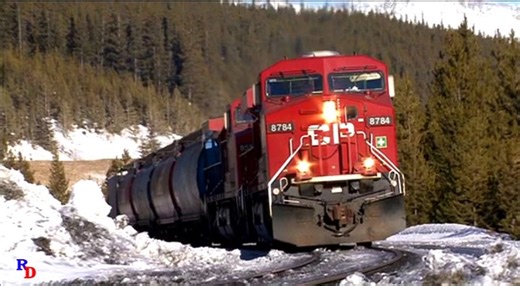 25K views · 1.9K reactions | An emtpy Canadian Pacific grain train is eastbound near Field, British Columbia. From the Highball Productions show "A Rocky Mountain Winter" https://rfd.video/RockyWinter | Railfan Depot | Facebook