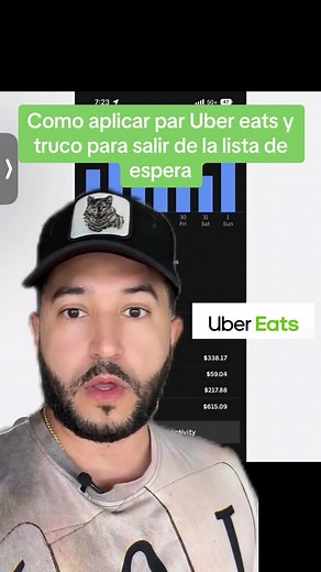 Como aplicar para trabajar en uber eats y truco par salir de la lista de espera. #ubereats #uber #ubereatsdriver #ubereatsdeliver