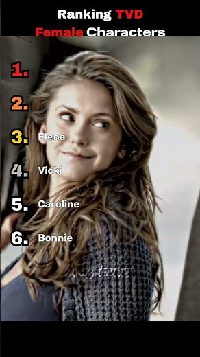 Ranking The Vampire Diaries Girls 👀 #vampirediaries #ranking #tvd