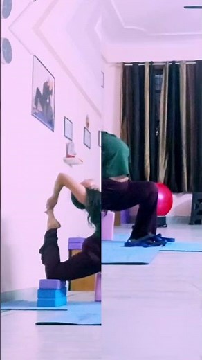 “Beautiful Backbend Yoga Pose | Grace, Strength & Flexibility 🧘‍♀️ | Yes to Yoga” #yogashorts