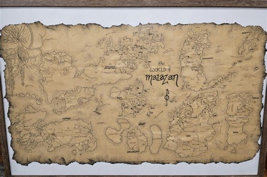 Hand Drawn Malazan World Map (digital Download) - Etsy UK