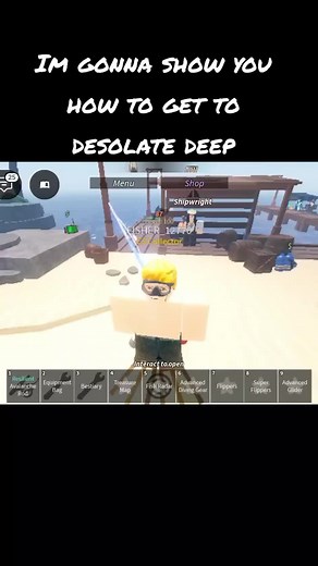 How to Reach the Desolate Deep in Fisch Adventure