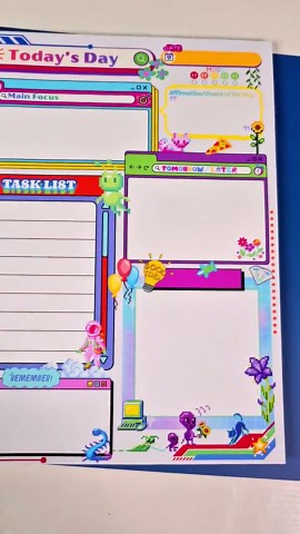 Pixel Notepad Planner, to Do List Pad, Digital Stationery, Desk Organizer, 8.5x11 or 5x7 Productivity Notepad - Etsy