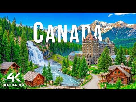 Canada 4K | Discover Untouched Landscapes – Majestic Mountains, Emerald Lakes & Endless Wilderness