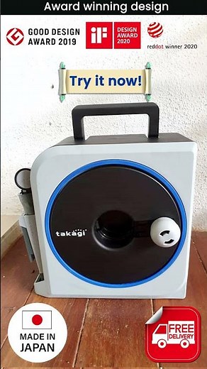 Japan No.1 Takagi NANO NEXT Retractable Garden Hose (4 Types of Watering Functions)