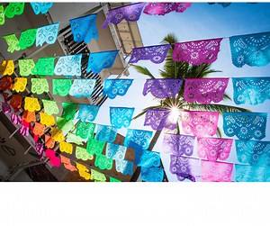 PLASTIC Hispanic Decoration Birthday Party Garland Decorative Fiesta Mexican Papel Picado Banner Cinco De Mayo Decor Papelpicado Bunting - Etsy
