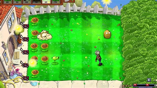 植物大战僵尸：土豆雷 樱桃炸弹应急拦截组合