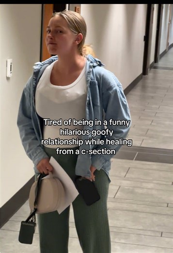 Why does it hurt so much to laugh 😞 and yes there’s frozen diapers in my bra cause these t!ts are working overtime 🙄 #funny #firsttimemom #momtok #csectionmom #csectionrecovery