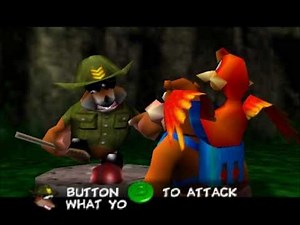 Banjo Tooie Meeting Jamjars and Learning Mayahem Temple's Moves