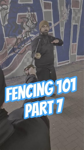 Straight thrust in tempo - simple but most advanced - fencing 101 Part 7