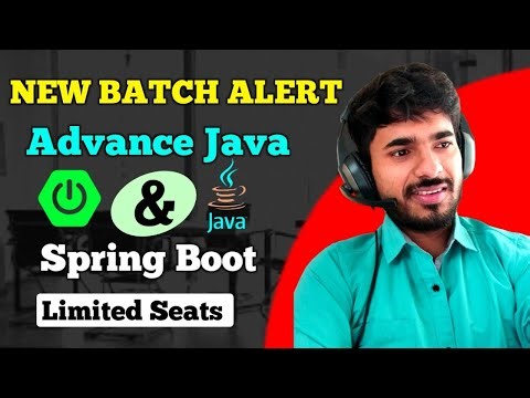 Advance Java + Spring Boot New Batch Starting! | Become Full Stack Developer