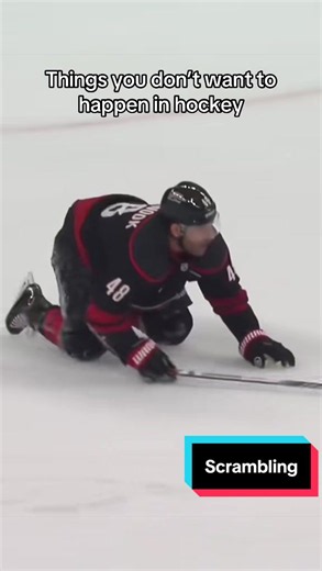 NHL Scrambling Moment: Left Bro Scrambling in Hockey Play