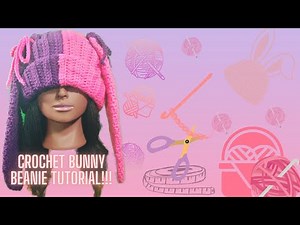Crochet Bunny Beanie | Crochet With Me