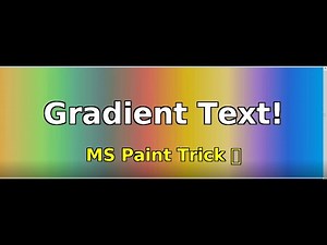 🎨 How to Make Gradient Color Background in MS Paint #mspaintforkids #mspainttutorial #MSPAINT