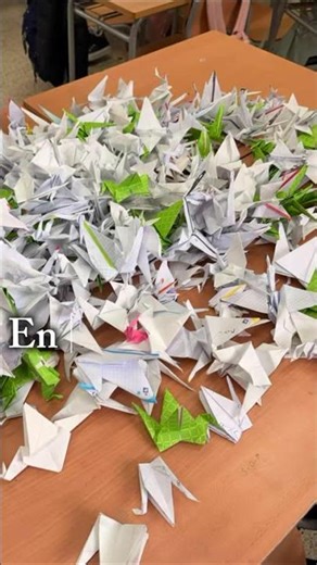 Origami cranes for a good cause!