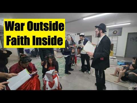 Reading the Book of Esther in a Bomb Shelter as Missiles Fall Over Israel