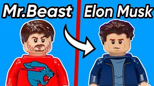 I Made 100 FAMOUS PEOPLE in LEGO...