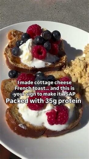 Cottage Cheese French Toast