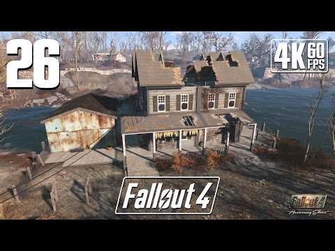 Fallout 4 (PC) - 4K60 Walkthrough Part 26 - Taffington Boathouse & Malden Drainage