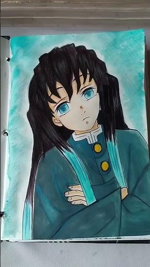 All Hashira Drawing 🔥⚔️ | Demon Slayer Speed Art 🎨 | #hashira #demonslayer #animeart #shorts