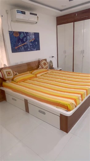Bedroom లో color bedsheet తోకొత్తlook🧿😊 #sirivennelahomeworld #ytshorts #bedroom #trending