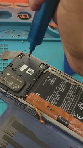 battery adiyil rubber band poco M3 battery replacement #smartphone #repair #phonedamage #restoration