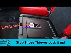 Lock'er Down EXxtreme w/Electronic Combo Lock Console Safe Install on a 2022 GMC Denali Ultimate