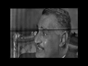 GAMAL NASSER BEING INTERVIEWED