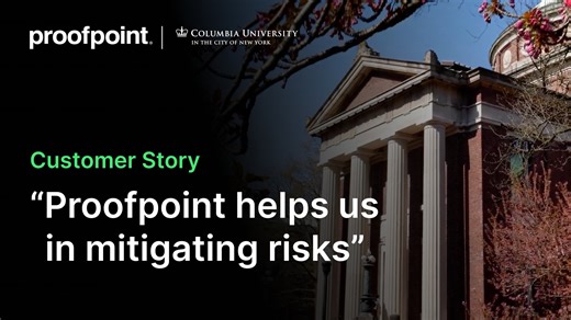 By #integrating with platforms like #Gmail and #Microsoft365, Proofpoint helps Columbia University, a global leader in #research and #innovation, prevent #dataloss and secure access. 💬 "Security is providing access, but to the right resource at the right time." Explore the full #customerstory to learn how Proofpoint CASB helps Columbia University protect its bottom line and its esteemed reputation. https://brnw.ch/21wVVAt | Proofpoint