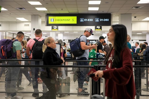 Florida airport delays, TSA wait times for Wednesday