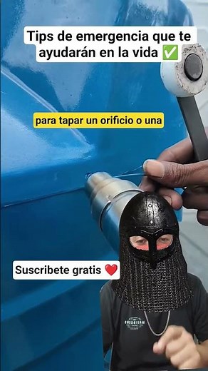 solución rápida para tapar un agujero de plástico