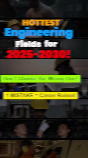 Top Hottest Engineering Fields for 2025 - 2030