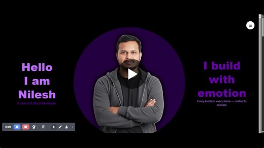 #react #framermotion #tailwindcss #portfolio #webdevelopment #frontend #uiux #animation | Nilesh Kaute