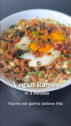 3 Minute Vegan Ramen by Master Chef Nakamura