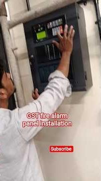 GST fire alarm panel installation #firealarmsystem #firesafety #firetime #subscribe #viralshorts