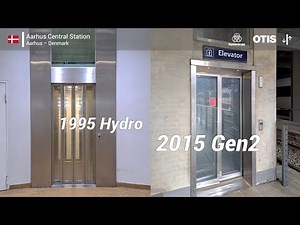 2 Different OTIS Elevators | Aarhus Central Station, Aarhus, DK