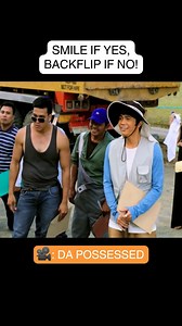 3.8M views · 10K reactions | Smile if Yes, backflip if No! 藍 : Da Possessed #fyp #cinemo #reelsvideo #movies #memes #tagalog #filipino #tfc #fpj #dolphy #philippines #movieclips #abscbn #pelikula #clips #funny #action #kiligmuch | CineMo | Facebook