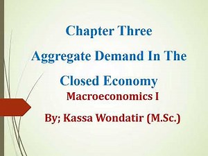 Macroeconomics I Chapter 3 - Lesson 4
