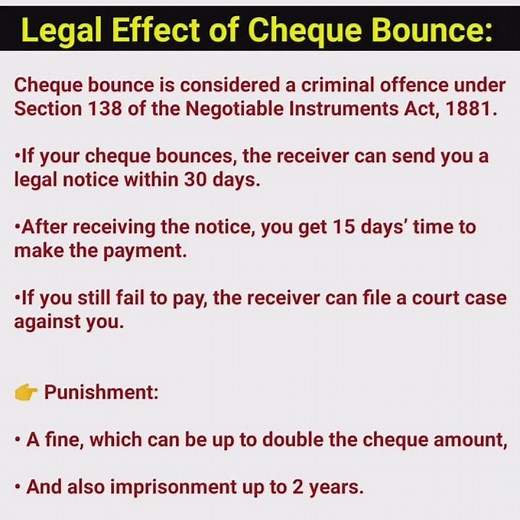 Cheque Bounce Explained | Meaning & ⚖️ Legal Consequences in India 🇮🇳