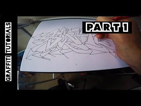 How to Draw Graffiti Sketches (Part 1) | Graffiti Tutorial