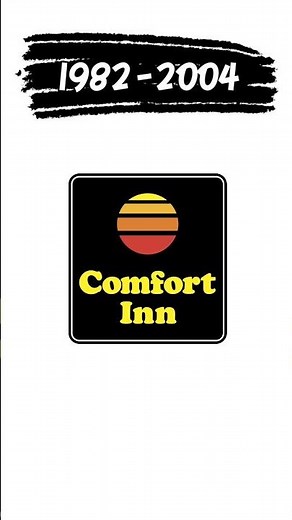 Comfort Inn logo evolution #hotel #tourism #services #comfortinn #shorts