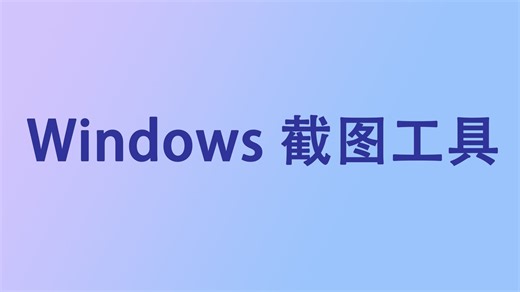 一款 Windows 截图工具，体积仅约 420KB，启动迅速、占用资源低，兼容 Windows XP 到 Windows 12 多种系统环境。