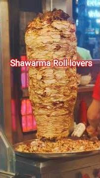 Chicken Shawarma Roll Popular Middle Eastern Dish | Shawarma | Best chicken shawarma