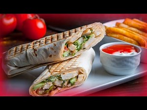 Evdə hazırlanan şaurma. Chicken Shawarma .Приготовление шаурмы.Kənd həyatı şawarma saurma şaurma