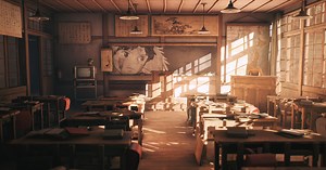 Making an Old Japanese Classroom in UE4