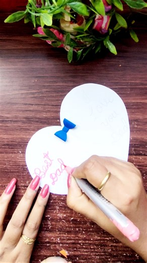 DIY Gift Card For DAD💙 #shorts #diy #trending #shortsfeed #viral #youtubeshorts #craft #art #yt