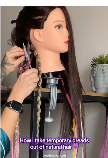 How to Safely Remove Temporary Dreadlocks from Hair