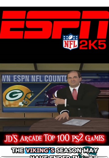 JD’s Arcade top 100 PlayStation 2 titles of all time! Today’s game is NFL 2K5 at 57 List’s Featured: 3/6 Total Score: 412 See comments for my video review. Commentary provided by gamespot.com #retrogames #retrogaming #videogames #ps2 #nfl2k5 LIST CRITERIA: These rankings are not my personal rankings. I used 6-top 100 PS2 lists from different, credible websites to compile my master list. I used an Excel spreadsheet to track where every game fell on each list. Any game that did not appear on more 